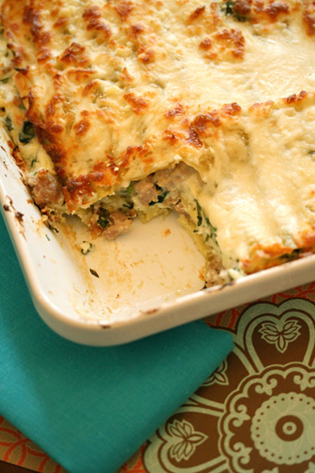 Spinach lasagne recipes